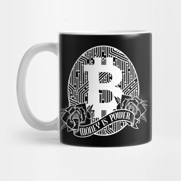 Cryptocurrency Bitcoin BTC Trader Money Is Power by theperfectpresents